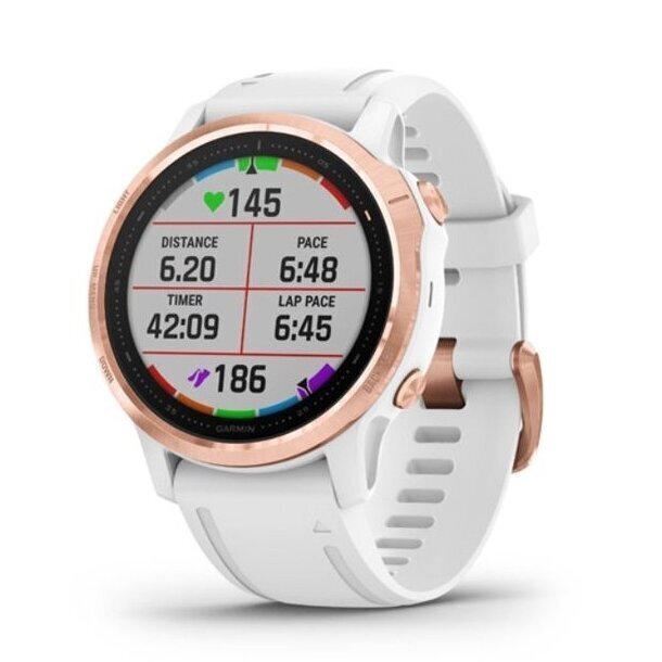 Garmin fēnix 6s Pro urheilukello, kultainen/valkoinen: 010-02159-11 hinta ja tiedot | Älykellot | hobbyhall.fi