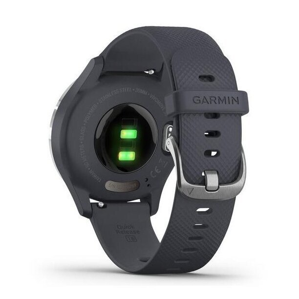 Garmin vívomove® 3S S/E Sport hybridiälykello , hopea/graniitsininen : 010-02238-20 hinta ja tiedot | Älykellot | hobbyhall.fi