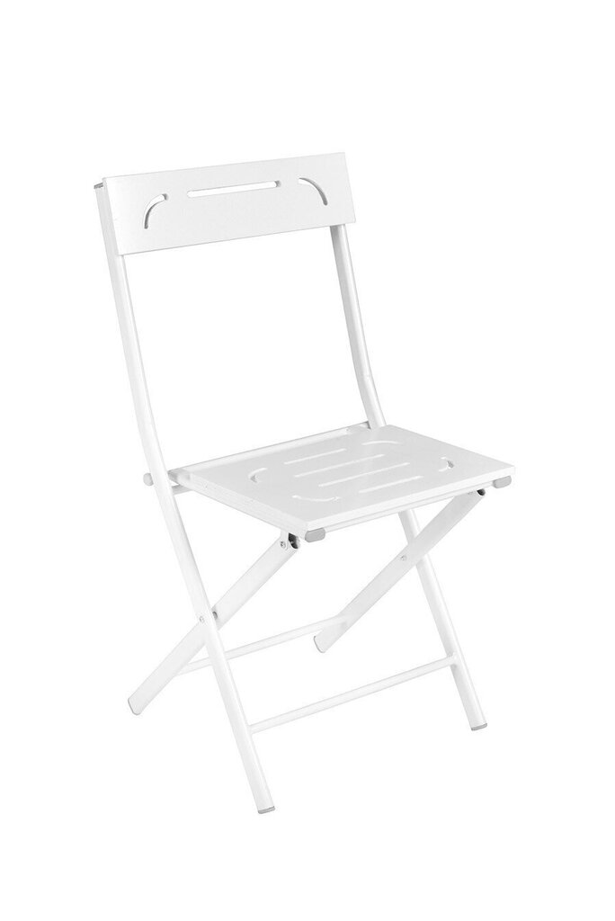 Ulkokalusteet Kalune Design Bistro Set 2, valkoinen hinta ja tiedot | Puutarhakalusteet | hobbyhall.fi