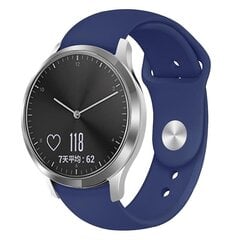 Navy Blue Navy Blue Yhteensopiva Garmin Vivoactive 3 / Vivomove Hr -Hihnan Kanssa hinta ja tiedot | Älykellojen ja aktiivisuusrannekkeiden lisätarvikkeet | hobbyhall.fi