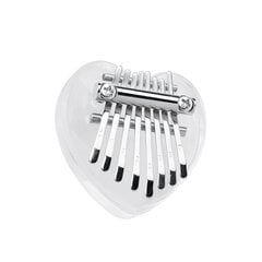 Crystal 8 Keys Kalimba Mini Läpinäkyvä Kalimba Sormipeukalo Piano Lelu Lahjat hinta ja tiedot | Kosketinsoittimet | hobbyhall.fi