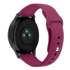 Wine Red Wine Red Yhteensopiva Garmin Vivoactive 3 / Vivomove Hr -Hihnan Kanssa hinta ja tiedot | Älykellojen ja aktiivisuusrannekkeiden lisätarvikkeet | hobbyhall.fi