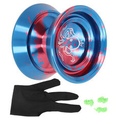 YoYo Ball Reagoimaton Alumiiniseos Advanced Fade Free Hieno kilpailuun hansikkaalla 3 kpl strings sininen hinta ja tiedot | Pingispallot | hobbyhall.fi