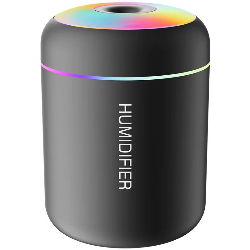 juoda 180ml Mini Ilmankostutin USB Sähköinen Aromidiffuusori Eteeristen öljyjen puhdistaja Aromaterapia Mist Maker Valot Auton Kodin Makuuhuoneeseen hinta ja tiedot | Ilmankuivaimet | hobbyhall.fi