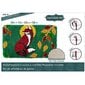 Creative Home Decor Fox Pattern Räikkä mattosarja Joulumatto DIY Kit Tapetry Kit Brodeerry Kit askartelusarja matto ovimatto, 1kpl hinta ja tiedot | Isot matot | hobbyhall.fi