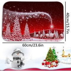 40 * 60 cm Flanelli Liukumaton joulumatto Sunmostar hinta ja tiedot | Isot matot | hobbyhall.fi