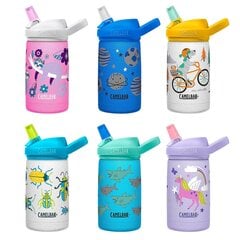 Camelbak Eddy+ Kids 350ml tyhjiöeristetty vesipullo - ruostumatonta terästä (pyöräilykoirat) hinta ja tiedot | Juomapullot | hobbyhall.fi