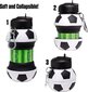 Kokoontaitettava silikoni Soccer Ball vesipullo lapsille jalkapallopallo hinta ja tiedot | Juomapullot | hobbyhall.fi