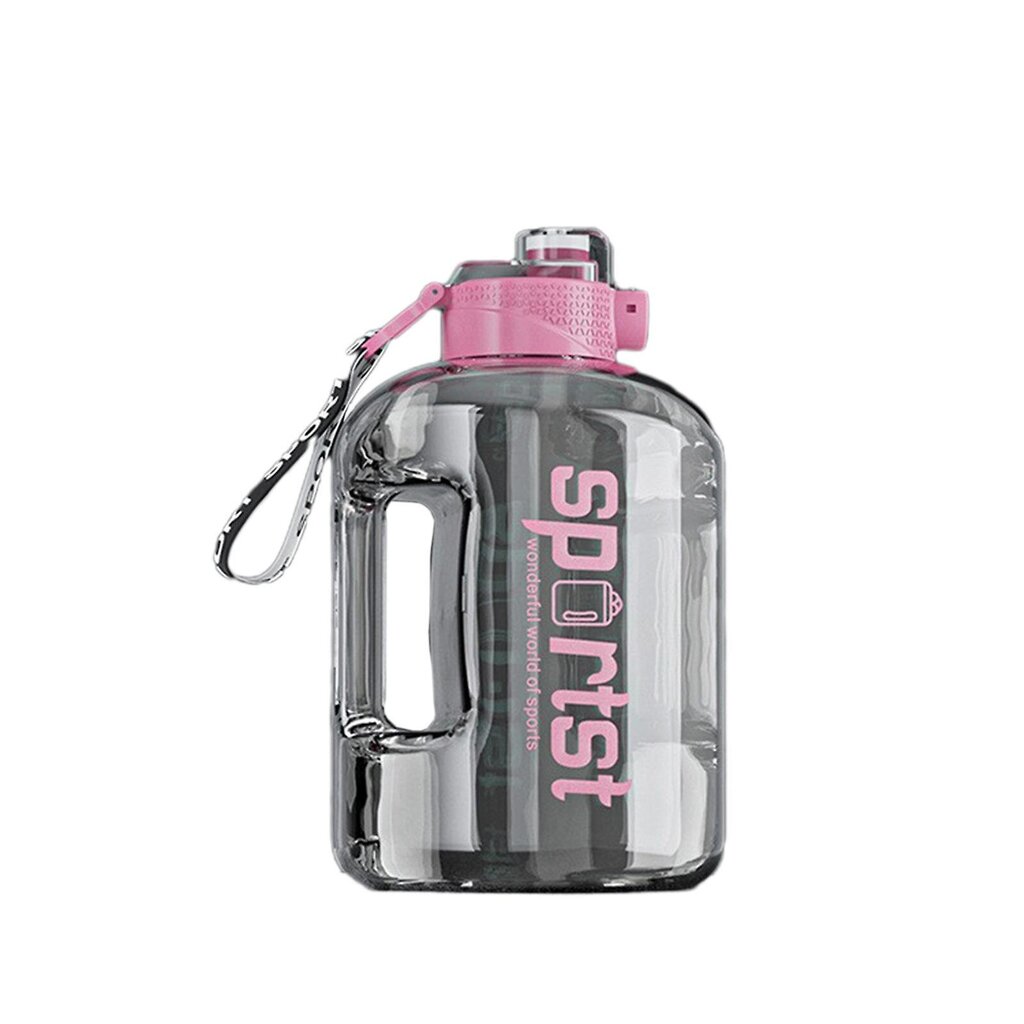 Hefansi Suuren kapasiteetin vesikuppi Ton Barrel Sports Fitness miesten ja naisten opiskelijat Kannettava muovi Space Pot Big Belly Water Cup Labor Day Water Cup hinta ja tiedot | Juomapullot | hobbyhall.fi