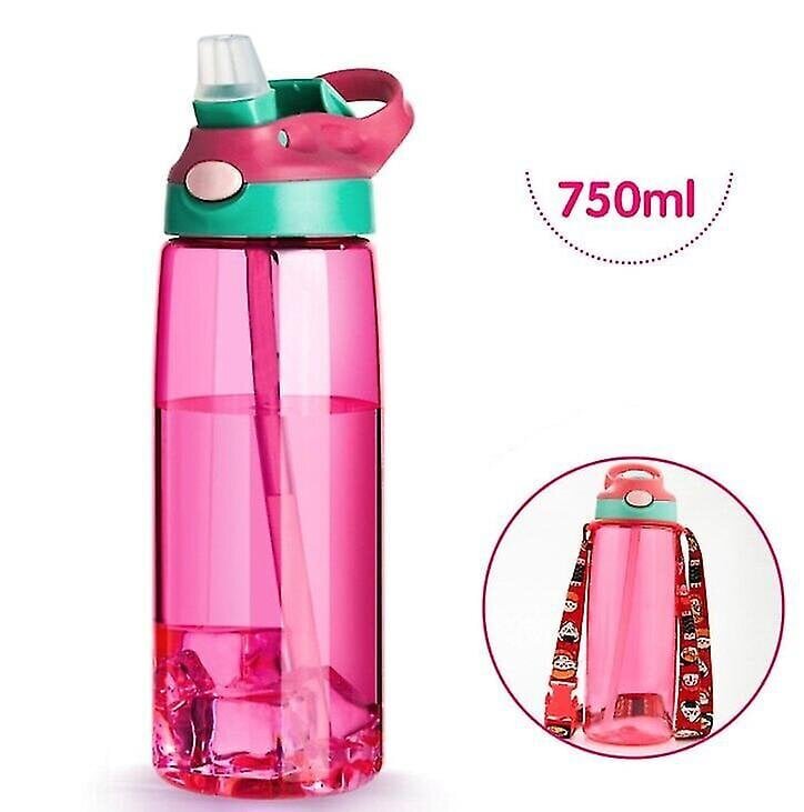 750ml Tritan Bpa-vapaa vuotamaton vuotamaton Lasten maitopullot violetti hinta ja tiedot | Juomapullot | hobbyhall.fi