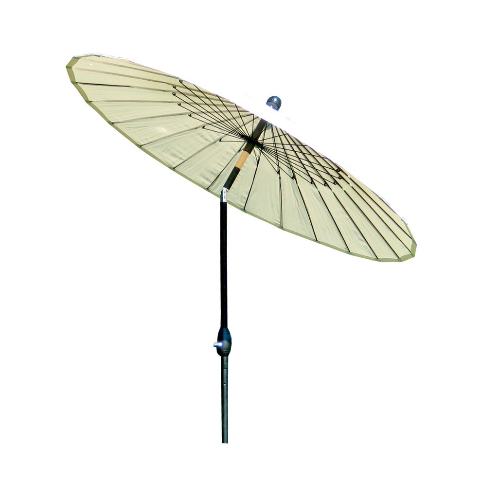 Shanghai-aurinkovarjo, halk. 2,13 m, beige hinta ja tiedot | Aurinkovarjot ja markiisit | hobbyhall.fi
