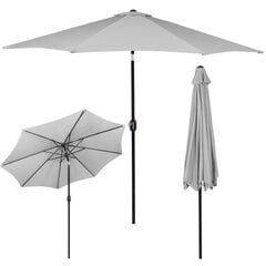 Springos aurinkovarjo 300cm, harmaa hinta ja tiedot | Aurinkovarjot ja markiisit | hobbyhall.fi