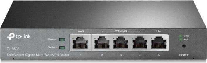 TP-LINK SafeStream Multi-WAN VPN Router TL-R605 802.1q, 10 hinta ja tiedot | Reitittimet ja modeemit | hobbyhall.fi