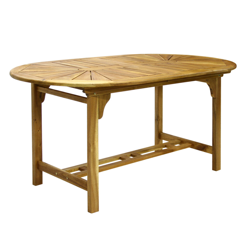 Finlay-pöytä, jatkettava, 153/195 x 90 x 72 cm hinta ja tiedot | Puutarhapöydät | hobbyhall.fi