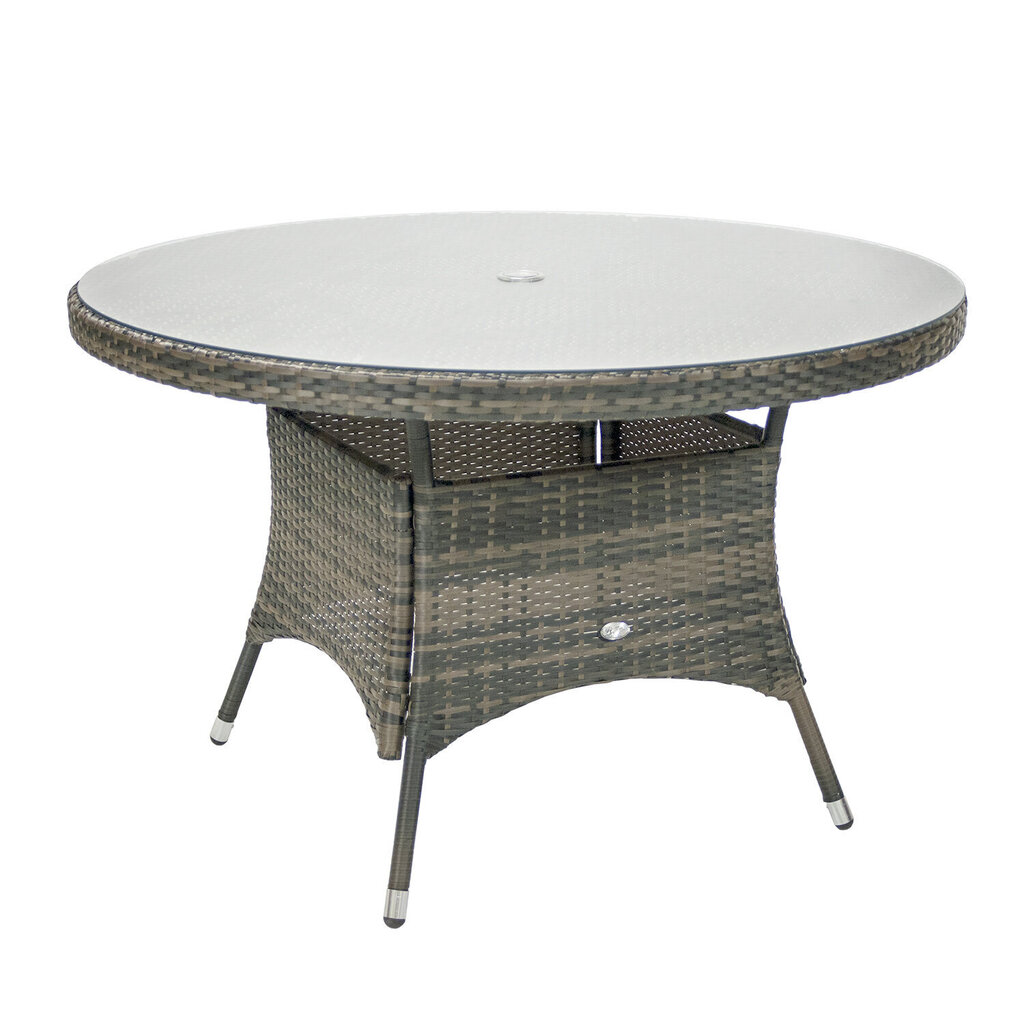 Geneva-pöytä, 120 x 76 cm, harmaa hinta ja tiedot | Puutarhapöydät | hobbyhall.fi