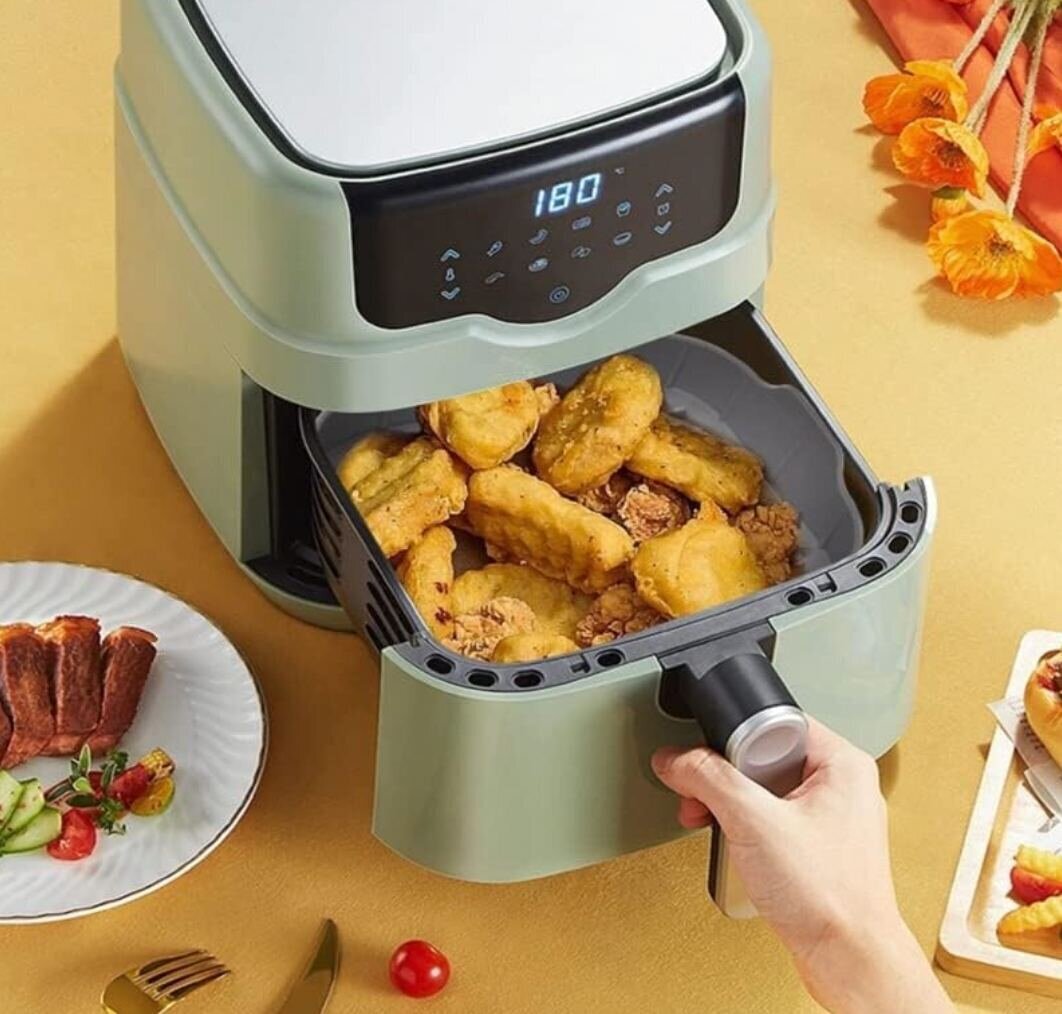 InnoGear Silikoni Air Fryer Muotti 4 kpl, 20,3 cm x 7 cm hinta ja tiedot | Uunivuoat ja leivontavälineet | hobbyhall.fi