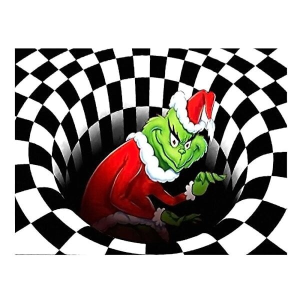 Grinch Christmas Door Mat Liukumaton Joulukoristeet Kodinsisustus hinta ja tiedot | Isot matot | hobbyhall.fi