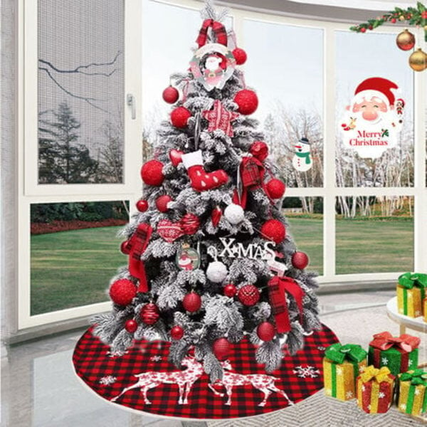 119cm Joulukuusipaita Joulukuusipaita Joulujuhliin Tree Matt Decorations, Hirvi hinta ja tiedot | Isot matot | hobbyhall.fi