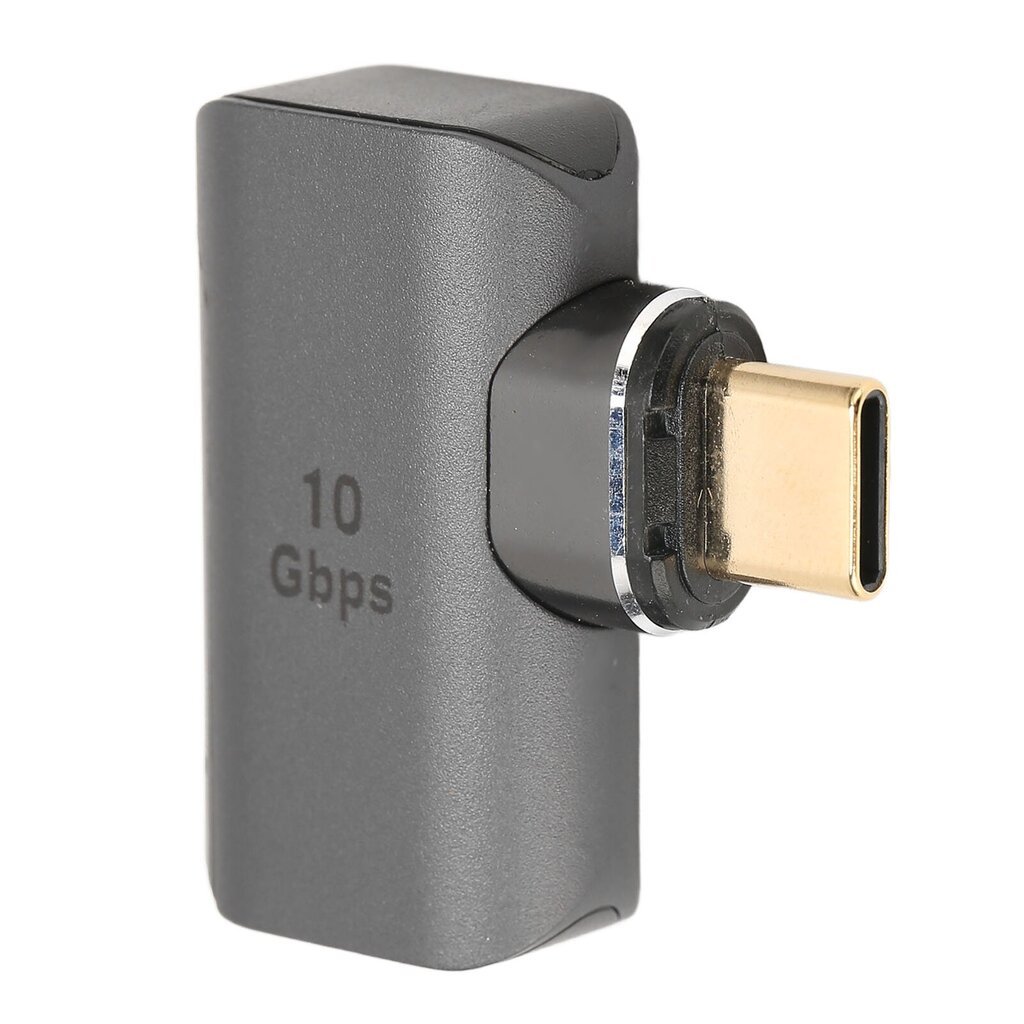 Tyypin C - USB3.1 magneettisovitin 24-nastainen tuki 4K 8K 60HZ HDR tummanharmaa C-tyypin oikeankulmainen sovitin kannettaville tietokoneille Tablet hinta ja tiedot | Tablettien kotelot ja muut tarvikkeet | hobbyhall.fi