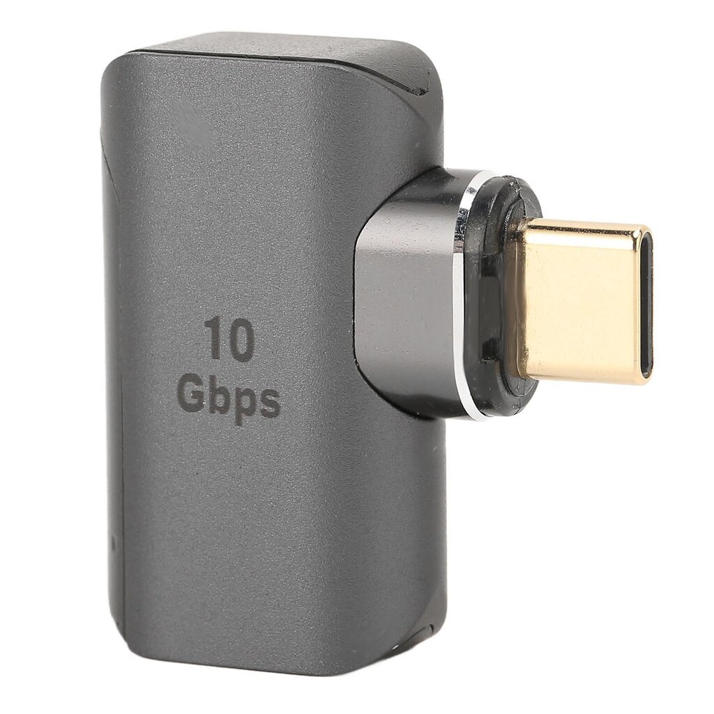 Tyypin C - USB3.1 magneettisovitin 24-nastainen tuki 4K 8K 60HZ HDR tummanharmaa C-tyypin oikeankulmainen sovitin kannettaville tietokoneille Tablet hinta ja tiedot | Tablettien kotelot ja muut tarvikkeet | hobbyhall.fi