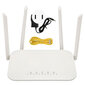 LC117 4G LTE CPE-reititin SIM-korttipaikalla 300Mbps Cat4 4 antennia lukitsematon mobiili WiFi-hotspot Euroopalle Aasia Afrika 100?240V US Plug hinta ja tiedot | Web-kamerat | hobbyhall.fi