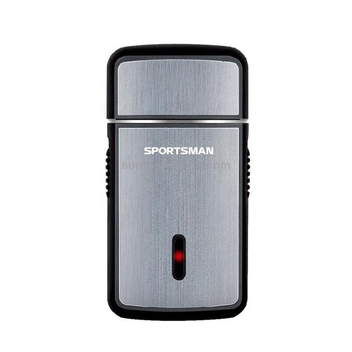 SPORTSMAN Monitoiminen miniparranajokone USB-ladattava partaveitsi (hopea) hinta ja tiedot | Parranajokoneet | hobbyhall.fi