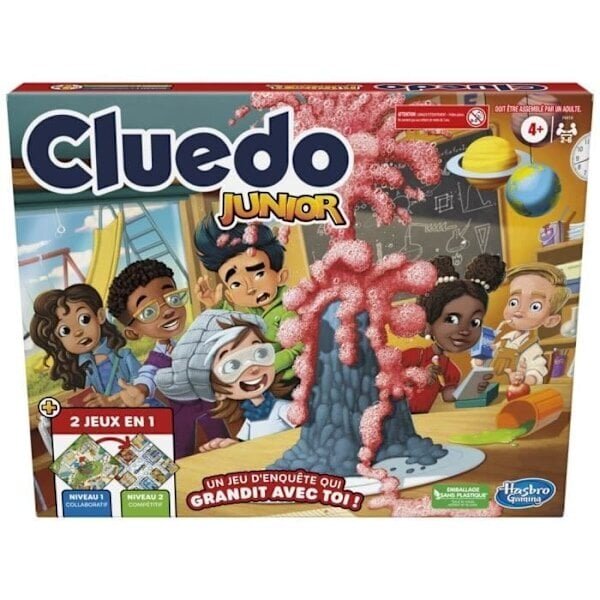 Cluedo Junior 2-in-1 - Junior-lautapeli - pulmapeli Monivärinen hinta ja tiedot | Lautapelit ja älypelit | hobbyhall.fi