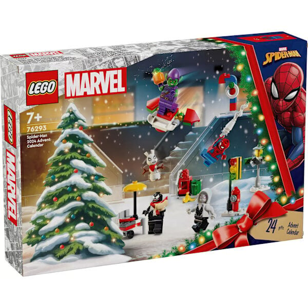 Tutustu LEGO Marvel Spider-Man 2024 adventtikalenteriin: 24 päivää a hinta ja tiedot | Poikien lelut | hobbyhall.fi