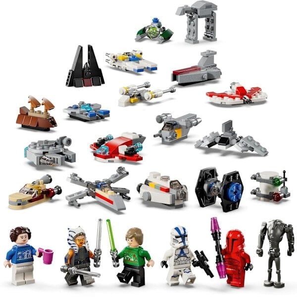 Löydä LEGO Star Wars Advent Calendar 2024 - 6 minihahmoa ja hinta ja tiedot | Poikien lelut | hobbyhall.fi