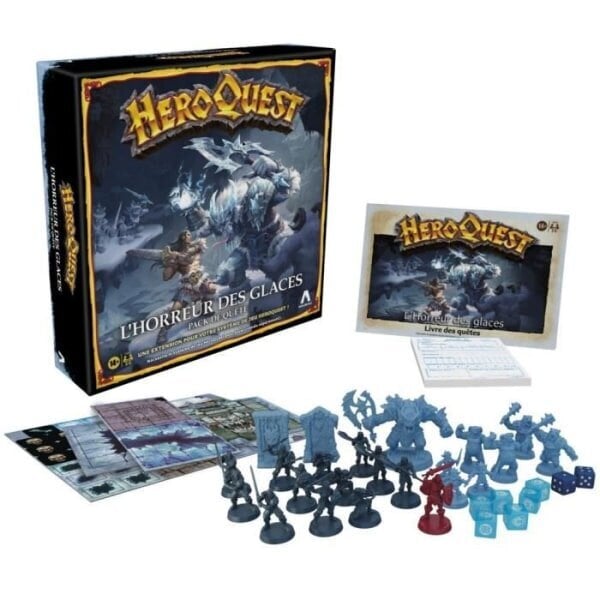 HeroQuest, Extends the Horror of Ice, Ikärajat 14+, HeroQuest-pelijärjestelmä vaaditaan - Avalon Hill hinta ja tiedot | Lautapelit ja älypelit | hobbyhall.fi