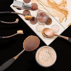 Oval Foundation Brush Suuri hammasharja Meikkisiveltimet Nopea virheetön sovellus Nestemäinen kerma jauhe Foundation5 Pack hinta ja tiedot | Meikkisiveltimet ja meikkisienet | hobbyhall.fi