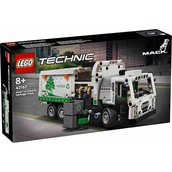 LEGO Technic Mack LR sähköinen roska-auto liikkuvalla kuormaimella ja Mi hinta ja tiedot | Poikien lelut | hobbyhall.fi