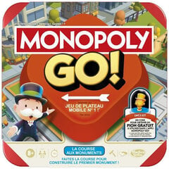 Monopoly Go, Lautapeli 8-vuotiaasta alkaen, Perhelautapeli Monivärinen hinta ja tiedot | Lautapelit ja älypelit | hobbyhall.fi