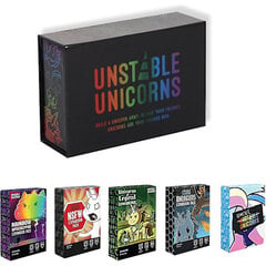 pc Unstable Unicorn Solitaire -pelisetti - Aikuisten strategiapeli, teinien bilepeli ja juhlapeli, joka on suunniteltu täydentämään epävakaa yksisarvisen peruspeliä... hinta ja tiedot | Lautapelit ja älypelit | hobbyhall.fi