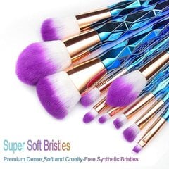 12 kappaletta Make Up Brush Set Kosmeettiset harjat Eye Shadow Face Brush Foundation Eyeliner Mak hinta ja tiedot | Meikkisiveltimet ja meikkisienet | hobbyhall.fi