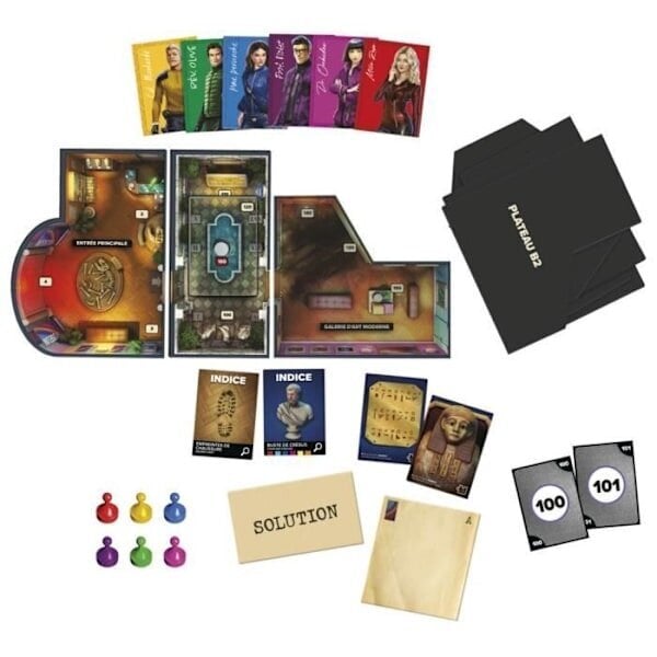 Cluedo Escape Theft at the Museum - Escape Game -tyylitutkintapeli - Perheosuuskunnan lautapeli - 10-vuotiaat ja sitä vanhemmat monivärinen hinta ja tiedot | Lautapelit ja älypelit | hobbyhall.fi