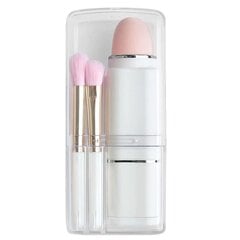 Qqdd 8 in 1 Travel Loose Powder Brush Foundation Blending Lip Brush Portable Makeup Brushes Sets Valkoinen valkoinen hinta ja tiedot | Meikkisiveltimet ja meikkisienet | hobbyhall.fi