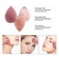 4 kpl Makeup Sponges Blender Set - 4 kpl Professional Beauty Sponge Foundation Blending Blender ja 1Egg Case (vaaleanpunainen) hinta ja tiedot | Meikkisiveltimet ja meikkisienet | hobbyhall.fi