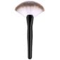 Fan Makeup Brush, Professional Korostaminen Make Up Brush Blush Bronzer Cheekbones Brush, musta hinta ja tiedot | Meikkisiveltimet ja meikkisienet | hobbyhall.fi