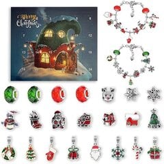 Joulurannekorun teko Adventtikalenterin lähtölaskenta Diy Kit -tyyliin:2 hinta ja tiedot | Joulukoristeet | hobbyhall.fi