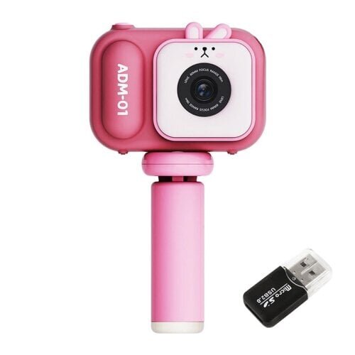 2,4 tuuman IPS-näyttö 48 megapikselin kaksilinssinen lasten digitaalikamera minivideokamera 32G TF-kortilla Pink Bunny hinta ja tiedot | Kamerat | hobbyhall.fi