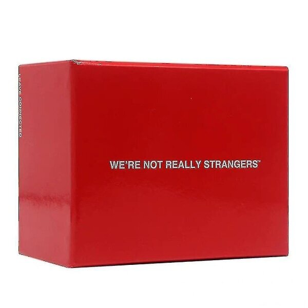 We're Not Really Strangers Card Game - Interaktiivinen korttipeli aikuisille ja jäänmurtajille hinta ja tiedot | Lautapelit ja älypelit | hobbyhall.fi