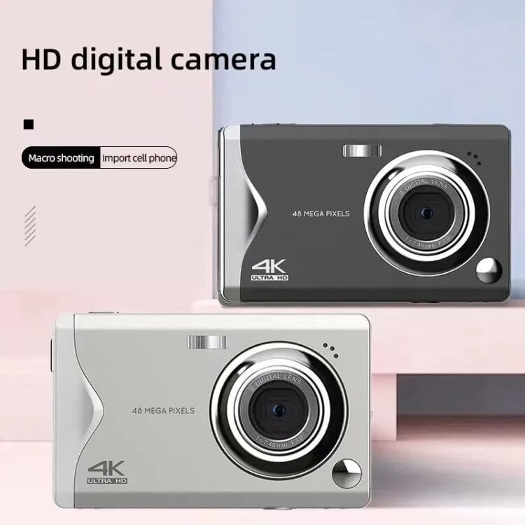 4K HD 3,0 tuuman IPS-näyttö automaattitarkennus HD-digitaalikamera (valkoinen) hinta ja tiedot | Kamerat | hobbyhall.fi