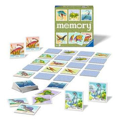 Muistipeli Ravensburger Grand Memory Dinosaurs, FI hinta ja tiedot | Lautapelit ja älypelit | hobbyhall.fi