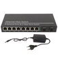 Ethernet-kuitukytkin 2 optinen portti 8 sähköportti Jopa 120 km RJ45-portti Plug and Play SFP kuitumediakytkin 100-240V EU-pistoke hinta ja tiedot | Verkkokytkimet | hobbyhall.fi