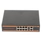 Poe Switch 100M 1000M 11Port Unmanaged 802.3af-yhteensopiva Gigabit PoE Switch verkkoverkkokameralle US Plug 100 - 240V hinta ja tiedot | Verkkokytkimet | hobbyhall.fi