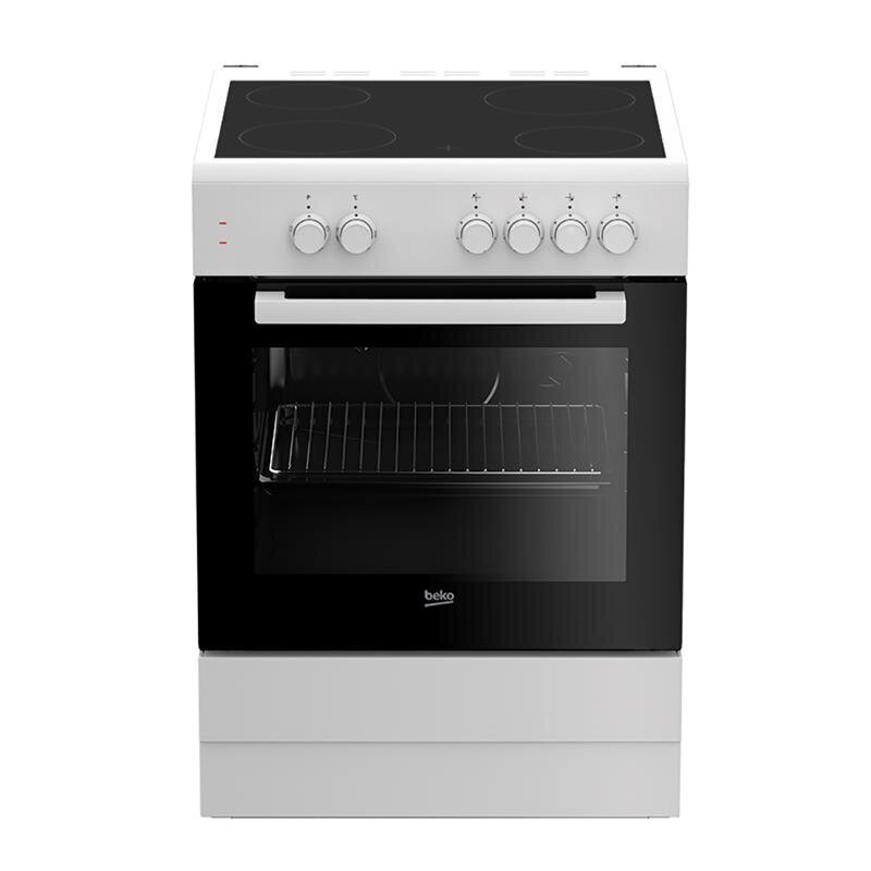 Beko FSS67000GW keraaminen liesi, valkoinen hinta ja tiedot | Sähköliedet | hobbyhall.fi