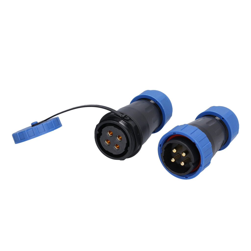 Aviation Plug Socket IP68 Vedenpitävä juoteton uros naaraspariliitin 250V 45A LP284 Pin hinta ja tiedot | Muuntimet ja invertterit | hobbyhall.fi