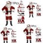 Adults Deluxe Santa Claus -asuvalinta Joulupukki - Joulupuku v1 hinta ja tiedot | Naamiaisasut | hobbyhall.fi