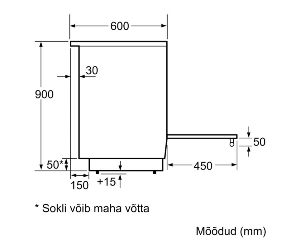 Bosch HLN39A060U hinta ja tiedot | Sähköliedet | hobbyhall.fi